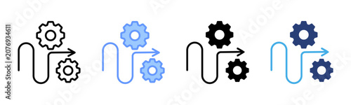 Streamline icon set multiple style collection