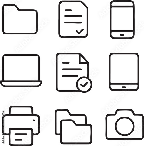 set of icons for web
business and finance icons set
business icon set