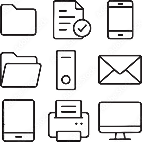 set of icons for web
business and finance icons set
business icon set