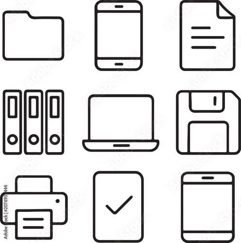set of icons for web
business and finance icons set
business icon set