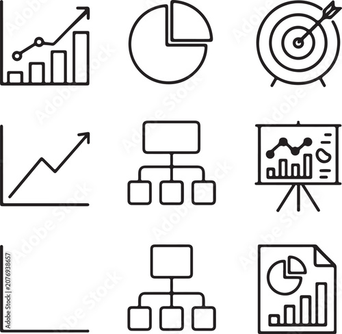 set of icons for web
business and finance icons set
business icon set