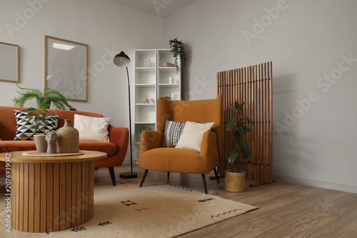 Interior of living room wit...