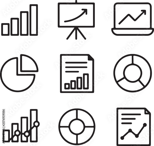 set of icons for web
business and finance icons set
business icon set