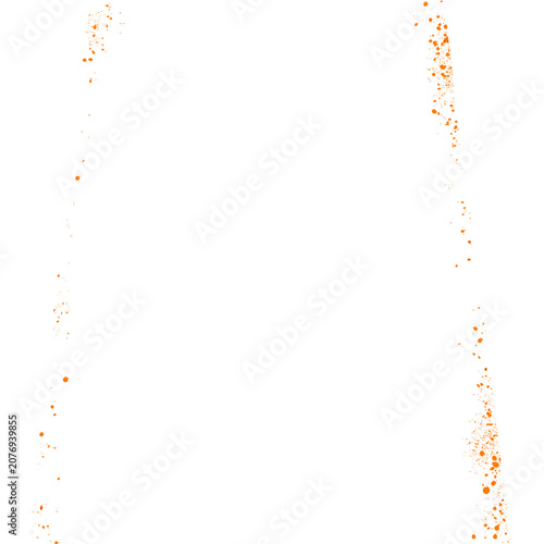Symmetric Orange Dot Vector Pattern