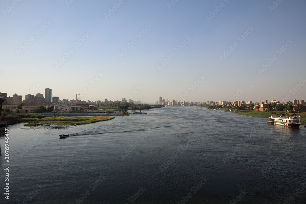 Obraz premium The Nile river at the afternoon
