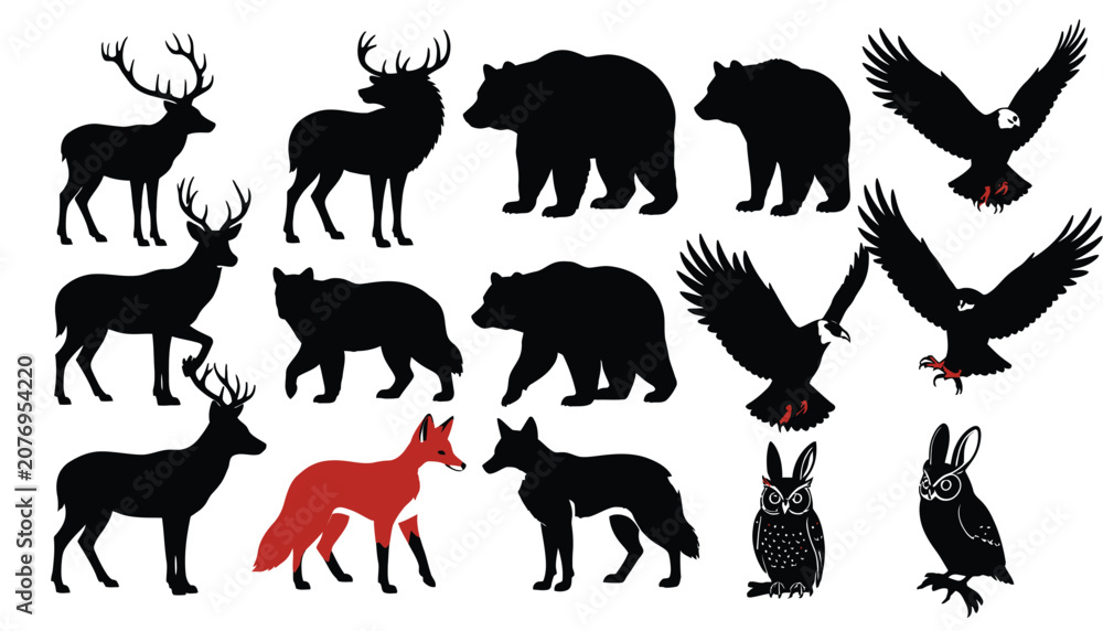 Fototapeta premium silhouette design for a vector file