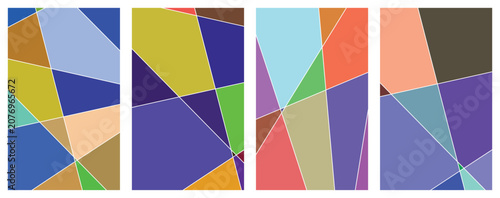 abstract colorful background with squares