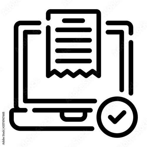 invoice line icon