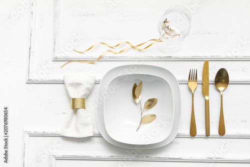 Elegant table setting with ...