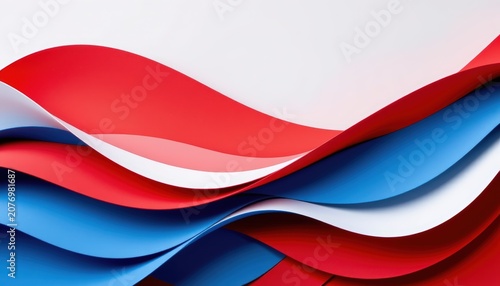 A premium abstract background with layered red