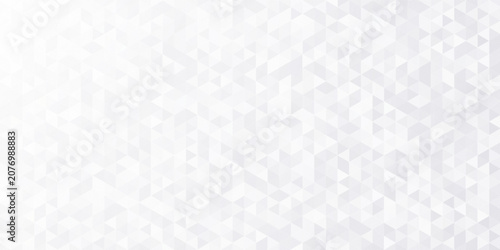Abstract white background with silver effect. Light gray colour texture. Grey blue modern pattern. Gradient textur. Triangle patern. Triangular backdrop. Design bg business print