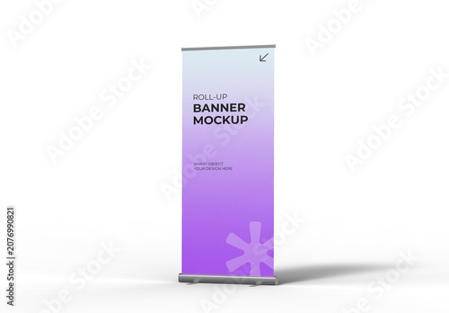 Modern Roll-Up Banner Mockup