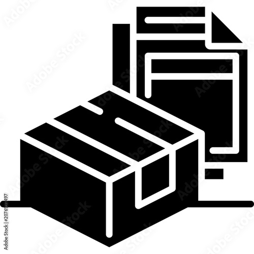 Fotografía Solid Fill Manifest Icon