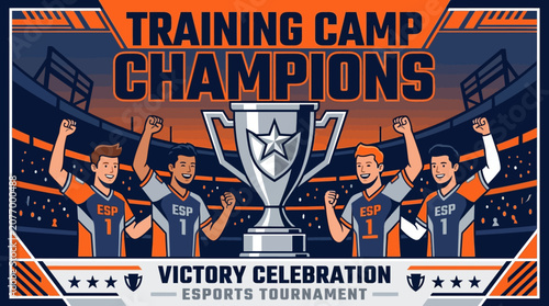 Victory Celebration For Esports Champions Training Camp Tournament