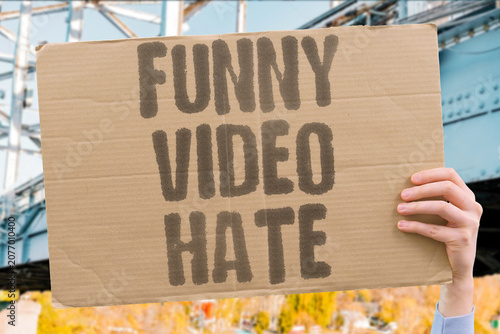 Fotografija "Funny video hate" Amusing clips lead to hostile content