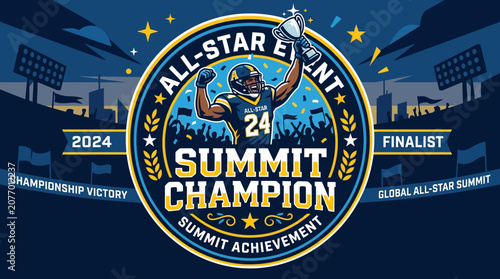 Summit Champion All Star Event 2024 Trophy Victory Celebration