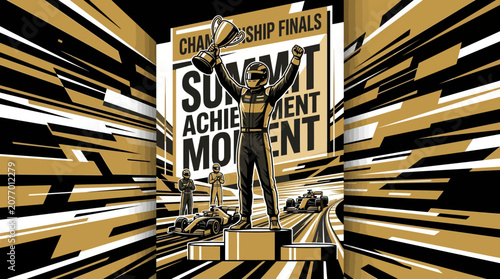 Summit Championship Finals Achievement Moment Grand Prix Victory Celebration