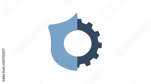 Security, safety, shield protection management icon animation. Secure, safe, protect, guard, privacy, defense manage animated