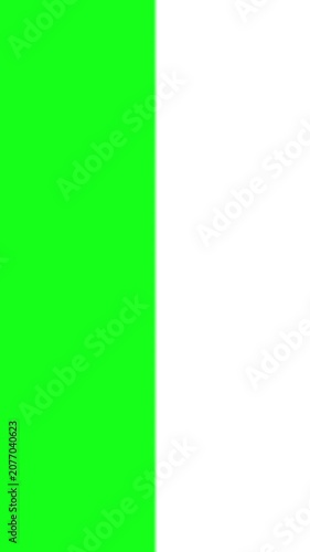 Animation stock video of paper is torn over green screen background  in vertical