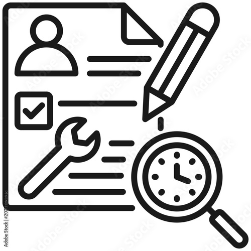 Fotografi Illustration elements of Incident Analysis