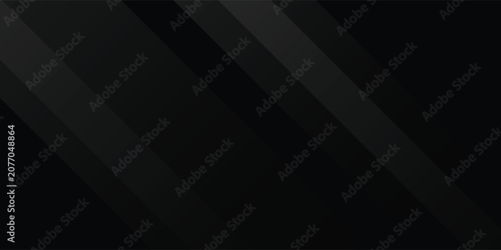 Obraz premium Modern Black abstract background. Elegant dark diagonal shape elements. vector illustration art.