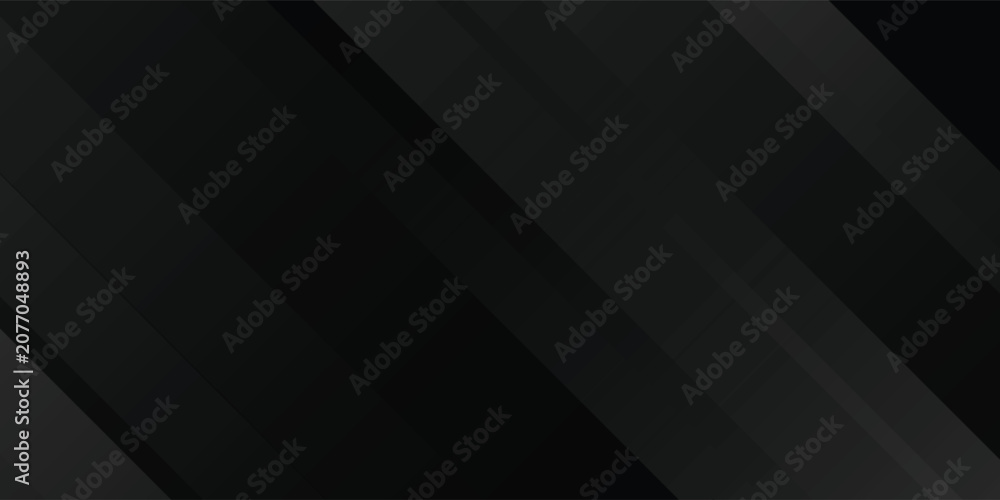 Obraz premium Modern Black abstract background. Elegant dark diagonal shape elements. vector illustration art.