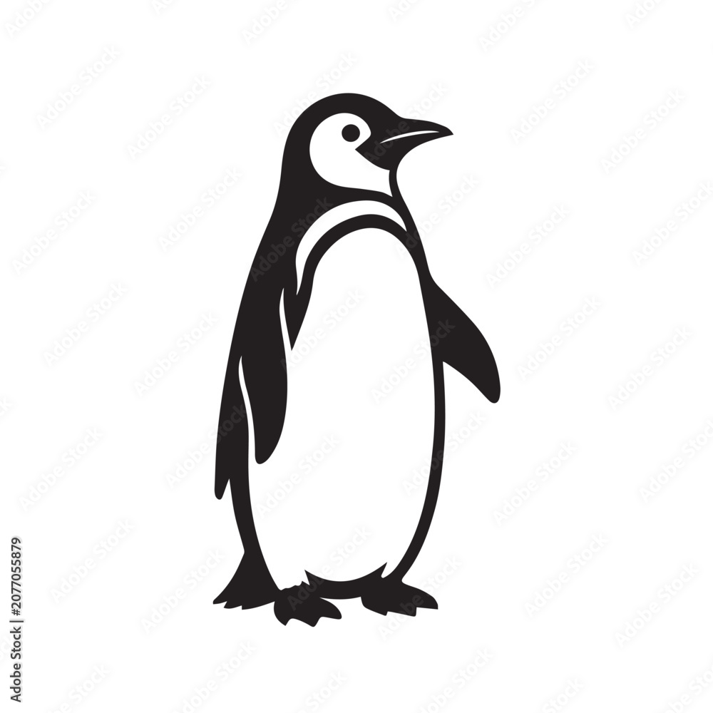 Obraz premium penguin vector illustration