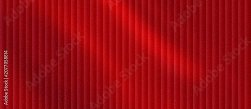 Schilderij op canvas Crimson red velvet stage curtain with vertical pleats and soft lighting