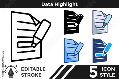 Fotografía Data Highlight