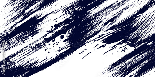 Dots halftone white blue gradient color pattern grunge texture background. Dots pop art comic sports style