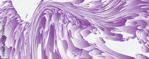 Abstract purple and white fluid wavy background texture