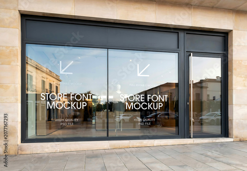 Store Font Mockup