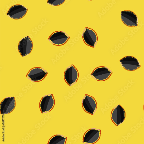 Slika na platnu seamless pattern opulence label golden luxury cartoon