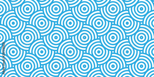 overlapping blue minimal paper repeating white background. overlap fabric floral ornament fashion. abstract diamond pattern creative textile design.