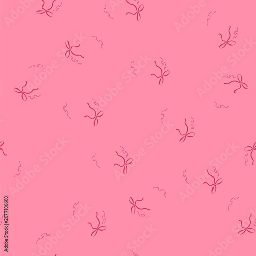 Bild auf Leinwand pattern cute coquette cartoon