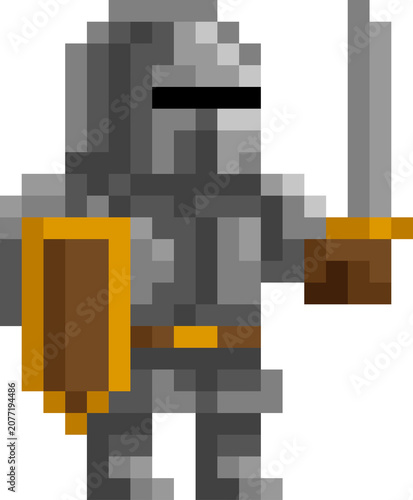 Knight warrior fantasy cart...