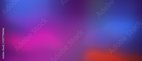 Foto 3d rendering, abstract background with vertical lines and vibrant gradient color
