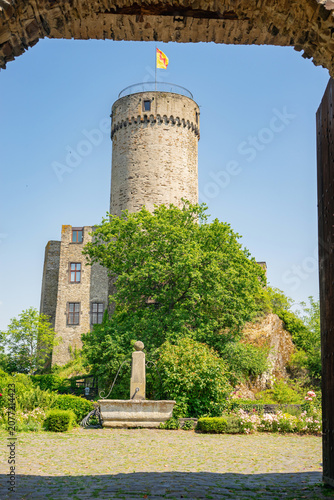 Obraz na plátně Münstermaifeld, Germany, 26 June 2019: Pyrmont Castle