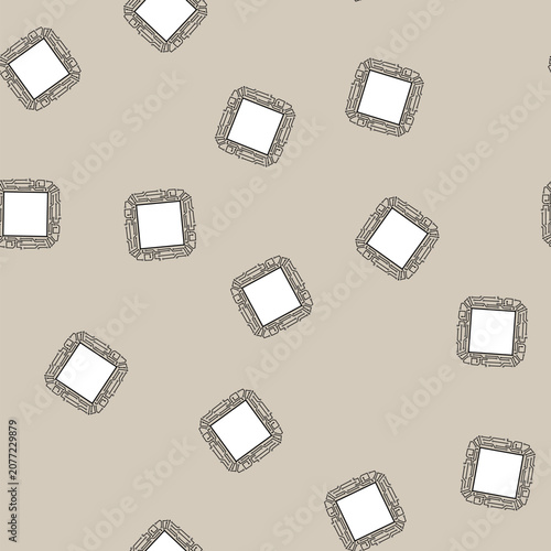 Εκτύπωση καμβά seamless pattern circuitry microchip frame cartoon
