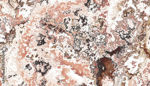 Brown grunge wall texture with rusty metal detail is an old, rough vintage surface background pattern. Overlay transparent background