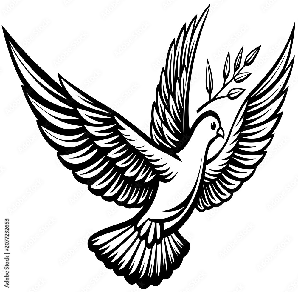 Fototapeta premium dove of peace