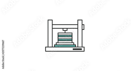 Industrial 3D Printer Machine.