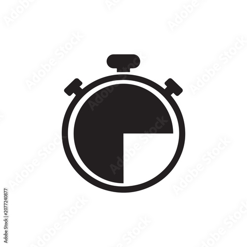 Minimalist Stopwatch Symbol