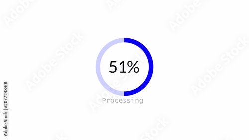 Retro loading bar animation on a transparent background, Downloading bar complete 4k animation from 0 to 100 increasing percentage, loading bar animation with alpha channel