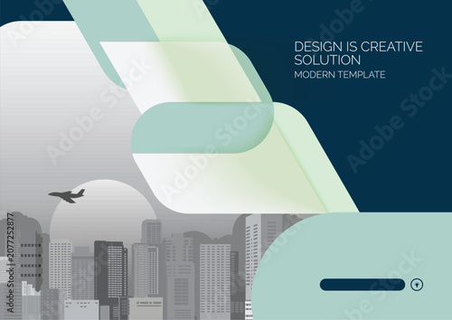 Template vector design for Brochure, Annual Report, Web design Poster, Corporate Presentation, Flyer, layout modern with size horizontal, Easy to use and edit.