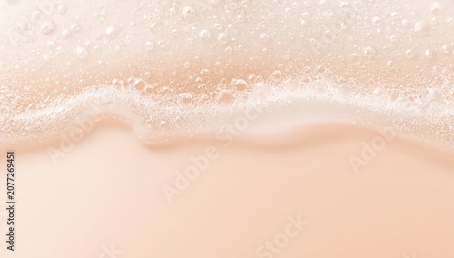 Abstract close-up of wet textured female skin in aquatic bath aesthetic with red and pink tones, wearing glasses, blending food and health inspiration