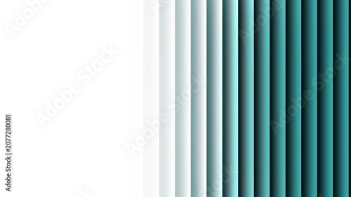 White Teal Vertical Stripes Animated Background With Copy Space Loop