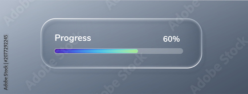 Photos Glass load icon for button bar progress and box liquid ui