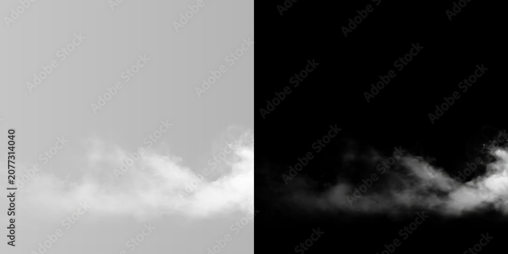 Fototapeta premium Gray Smoke Cloud Effect for Gaming Backgrounds Live Streams Broadcast Graphics Visual Effects and Creative Compositions