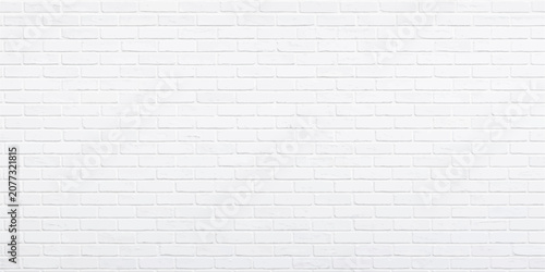Bright White Brick Wall Vector Background Modern Realistic Texture Interior Construction Urban Architecture Design